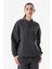 Basic Beli Stoperli Kapüşonlu Sweatshirt 1