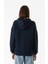 Basic Yarım Fermuarlı Kapüşonlu Sweatshirt 5