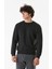 Basic Bisiklet Yaka Sweatshirt 2