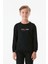 Stronger Yazı Baskılı Bisiklet Yaka Erkek Çocuk Sweatshirt 1