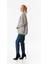Kalp Nakışlı Bisiklet Yaka Oversize Sweatshirt 4