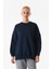 Basic Bisiklet Yaka Sweatshirt 1