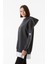 Basic Kapüşonlu Oversize Sweatshirt 4