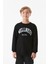 Wellnes Yazı Baskılı Erkek Çocuk Sweatshirt 1
