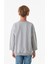 Yazı Baskılı Bisiklet Yaka Erkek Çocuk Sweatshirt 3