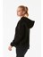Basic Yarım Fermuarlı Kapüşonlu Sweatshirt 4