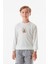 Önü ve Arkası Baskılı Erkek Çocuk Sweatshirt 5