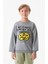 Baskılı Bisiklet Yaka Erkek Çocuk Sweatshirt 1