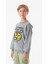 Baskılı Bisiklet Yaka Erkek Çocuk Sweatshirt 3
