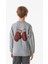 Önü ve Arkası Baskılı Erkek Çocuk Sweatshirt 3