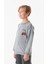 Önü ve Arkası Baskılı Erkek Çocuk Sweatshirt 4