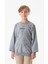 Yazı Baskılı Bisiklet Yaka Erkek Çocuk Sweatshirt 1