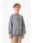 Yazı Baskılı Bisiklet Yaka Erkek Çocuk Sweatshirt 3