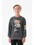 Ayıcık Baskılı Erkek Çocuk Sweatshirt 1