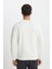 Regular Fit Normal Kesim Bisiklet Yaka Ekru Sweatshirt 5