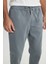 Slim Fit Dar Kesim Normal Bel Dar Paça Lacivert Jogger Pantolon 4