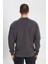 Regular Fit Normal Kesim Bisiklet Yaka Soluk Siyah Sweatshirt 5