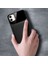 iPhone 16 Plus Uyumlu Kılıf Lens Deri Kılıf Siyah 3