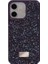 iPhone 16 Uyumlu Kılıf Swarovski Taşlı Star Glitter Silikon Kılıf Derin Mor 2