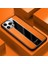 iPhone 16 Pro Uyumlu Kılıf Premium Deri Kılıf Turuncu 1