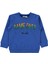 Erkek Çocuk Sweatshirt 2-5 Yaş Saks Mavisi 1