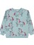 Kız Çocuk Sweatshirt 2-5 Yaş Buzul Mavi 1