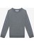 Kız Çocuk Glitter Line Gri Sweatshirt 1