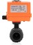 Ø50 220V DC Elektrik Aktüatörlü U-Pvc Küresel Vana Asit İçin 2