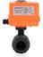 Ø50 220V DC Elektrik Aktüatörlü U-Pvc Küresel Vana Asit İçin 3