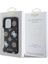 iPhone 16 Pro Max Kılıf Guess Lisanslı Magsafe Şarj Özellikli 4g Desenli Yazı Logolu Peony Siyah 4