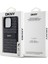 iPhone 15 Pro Uyumlu Kılıf Dkny Orjinal Lisanslı 3D Yazılı Repeat Texture Pattern Kapak Siyah 5