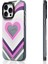iPhone 15 Pro Uyumlu Kılıf Magsafe Şarj Özellikli Star Dazzle Serisi Kapak Pembe 1
