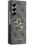 Galaxy Z Fold 6 Uyumlu Kılıf Guess Orjinal Lisanslı Leather Metal Logo Kapak Kahverengi 2