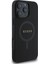 iPhone 16 Pro Max Kılıf Guess Lisanslı Magsafe Şarj Özellikli Yazı Logolu Saffiano Classic Siyah 2