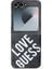 Galaxy Z Flip 6 Uyumlu Kılıf Guess Orjinal Lisanslı Love Guess Printing Kapak Siyah 1