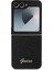 Galaxy Z Flip 6 Uyumlu Kılıf Guess Orjinal Lisanslı Yazı Logolu Glitter Script Kapak Siyah 1
