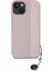 Apple iPhone 15 Kılıf Lisanslı Anahtarlıklı Taşlı Kl Yazılı Saffiano Rhinestones Pembe 3