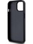 iPhone 15 Uyumlu Kılıf Dkny Orjinal Lisanslı 3D Yazılı Repeat Texture Pattern Kapak Siyah 4