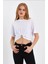 Metal Aksesuarlı T-Shirt Ekru 1