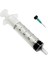 5 ml 3 Parça Yeşil Kısa İğneli Enjektör 21G x 16 mm (10 Adet) 1