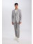 Slim Fit Dar Kesim Astarlı Düğmeli Blazer Ceket N0503AZ24AU 2