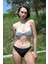 Kadın Yarım Destekli Alt Üst Bikini Takım Beyaz 35013 5