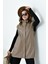 Kadın Deri Yelek Beige 30926 3