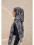 Lizzy Desen Rami Şal Indigo 3
