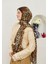 Leopar Desen Rami Şal Camel 4