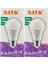 12W 4000K (Günışığı) E27 Duylu LED Ampul (2 Adet) 1
