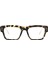 Giuan Mari Leopar Şeffaf Unisex Optik / Güneş Gözlüğü 3