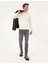Erkek Ekru Slim Fit Bisiklet Yaka Basic Triko Kazak 50296575-VR019 4