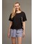 Pamuk Oversize Şortlu Kadın Pijama Takımı | Homewear From 100% Cotton 1