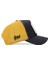 V1 Trucker Sincap - 1 Kod Logolu Unisex Koyu Antrasit-Sarı Şapka (Cap) 2